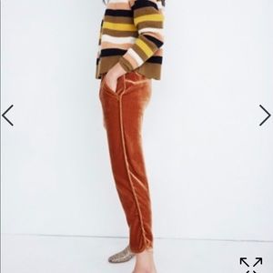 Madewell Velour Track Trousers
